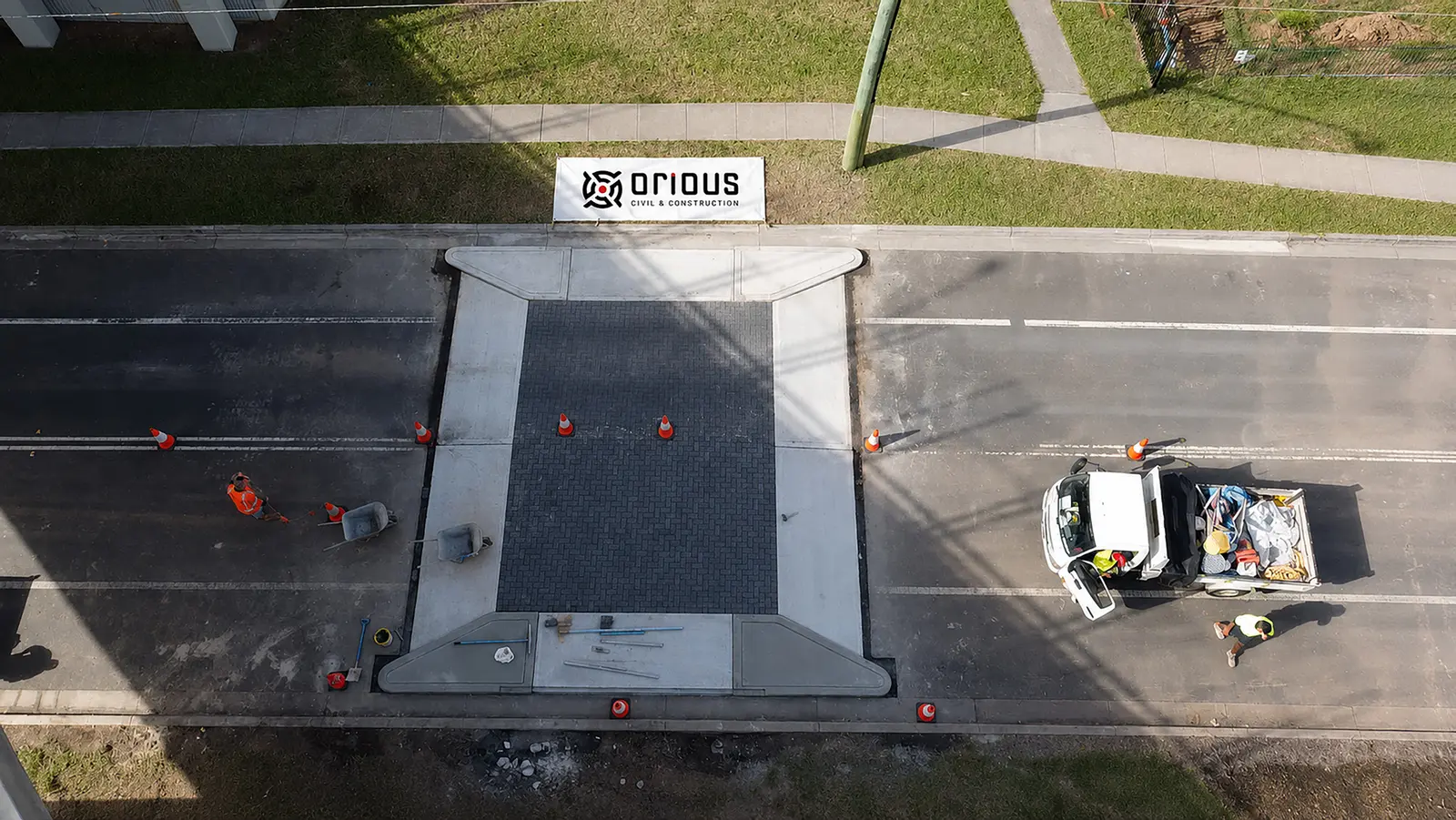 Beams Avenue Works civil construction project by Orious